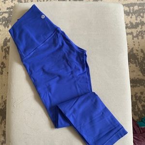 Lululemon cropped wunder under size 4